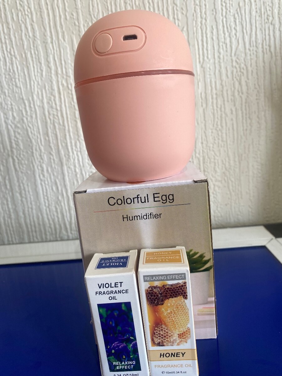 Humidifier with essential oil
