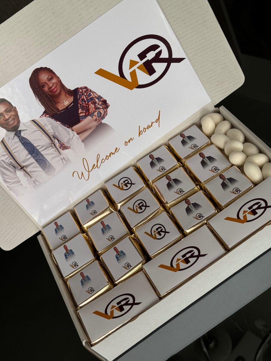 Coffret de chocolat personnalisé