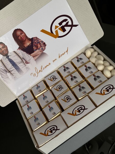 Coffret de chocolat personnalisé