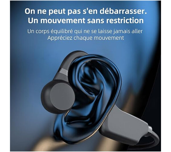 Écouteurs Conduction Air Noir