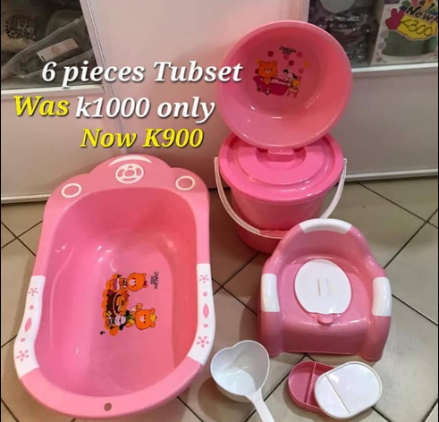 6 pieces Tubset