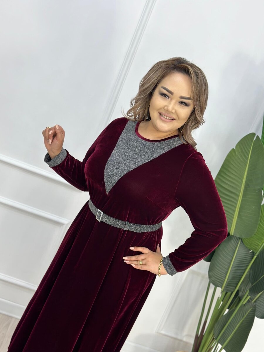 Платья велюр