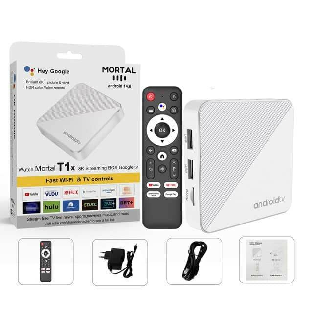 Box Android TV MORTAL T1X