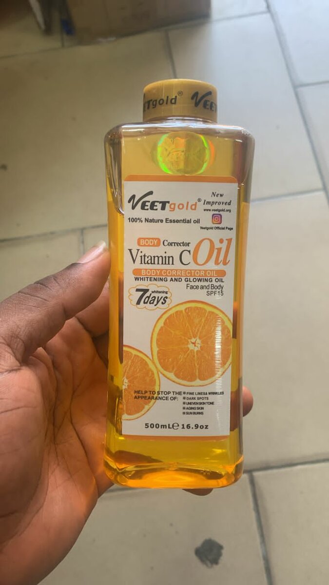 Veet gold Vit C oil