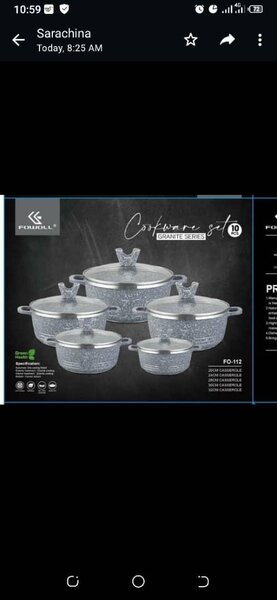 Nonstick cookware 10pcs set