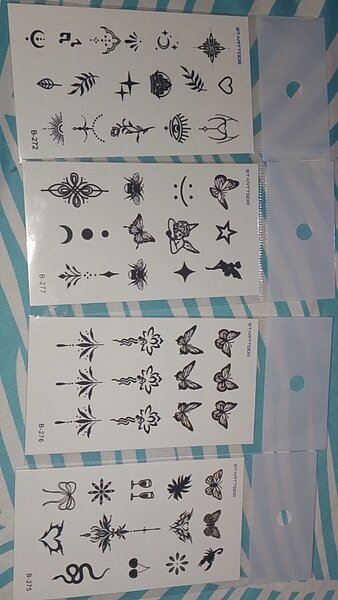 Tatouages Temporaires Style Minimaliste