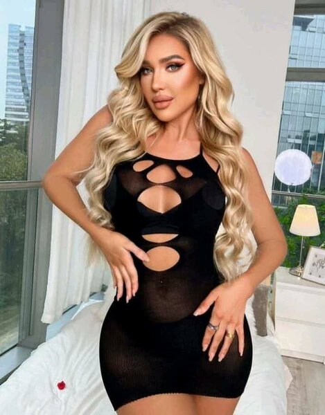 Robe Noire Sexy Découpée