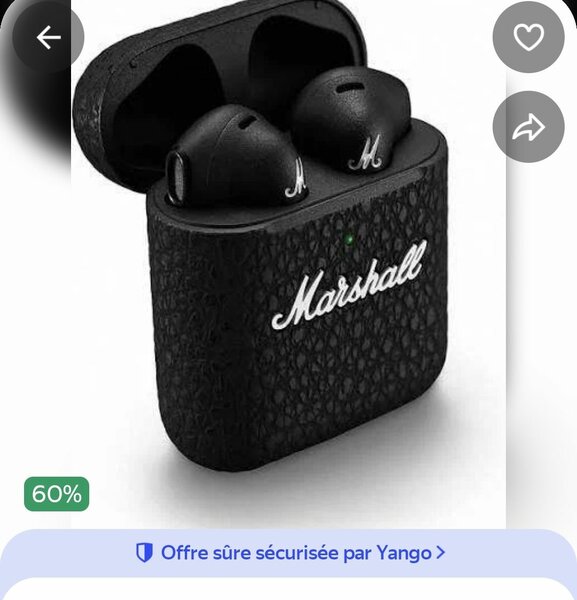 Écouteurs sans fil Marshall