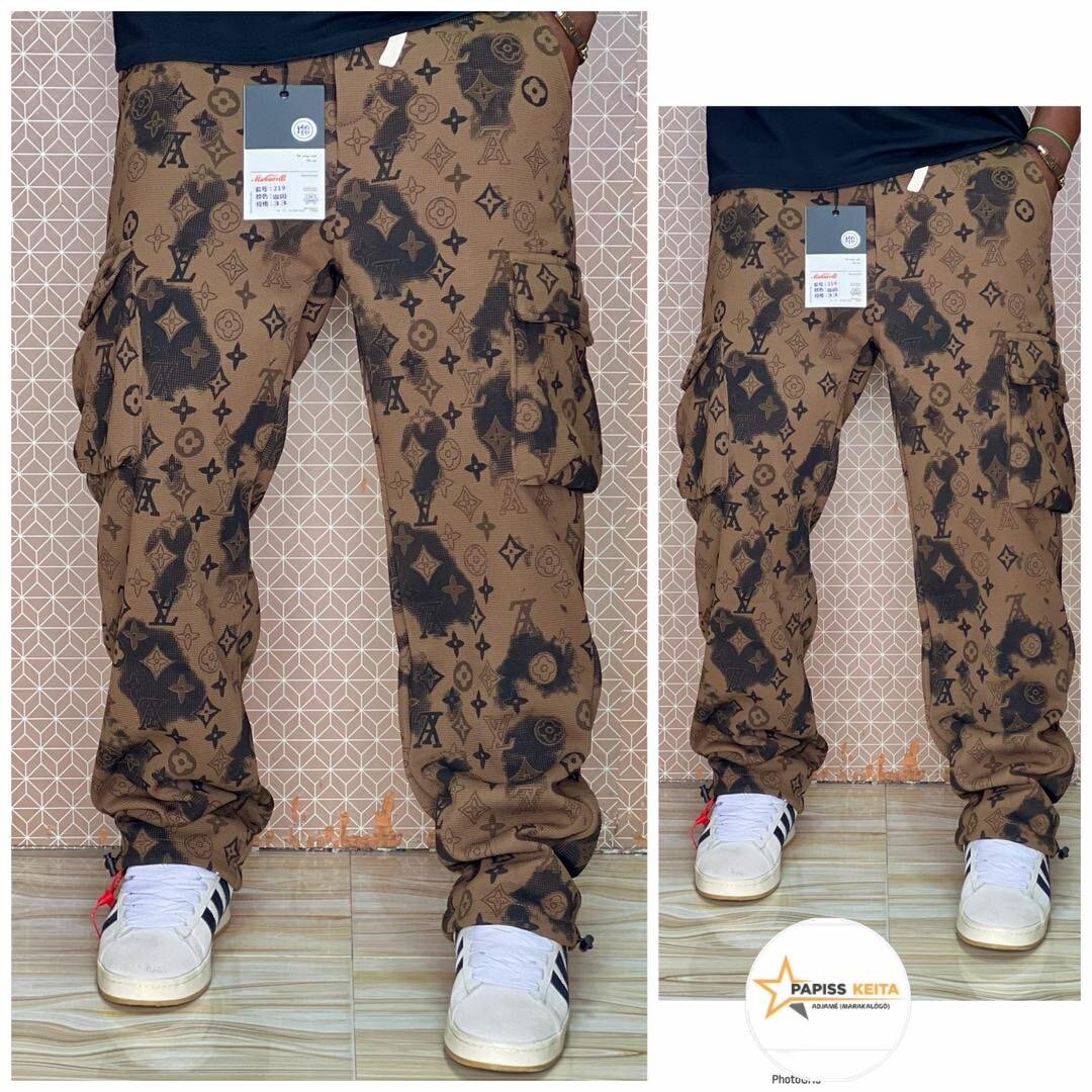 Pantalon Cargo Imprimé Homme