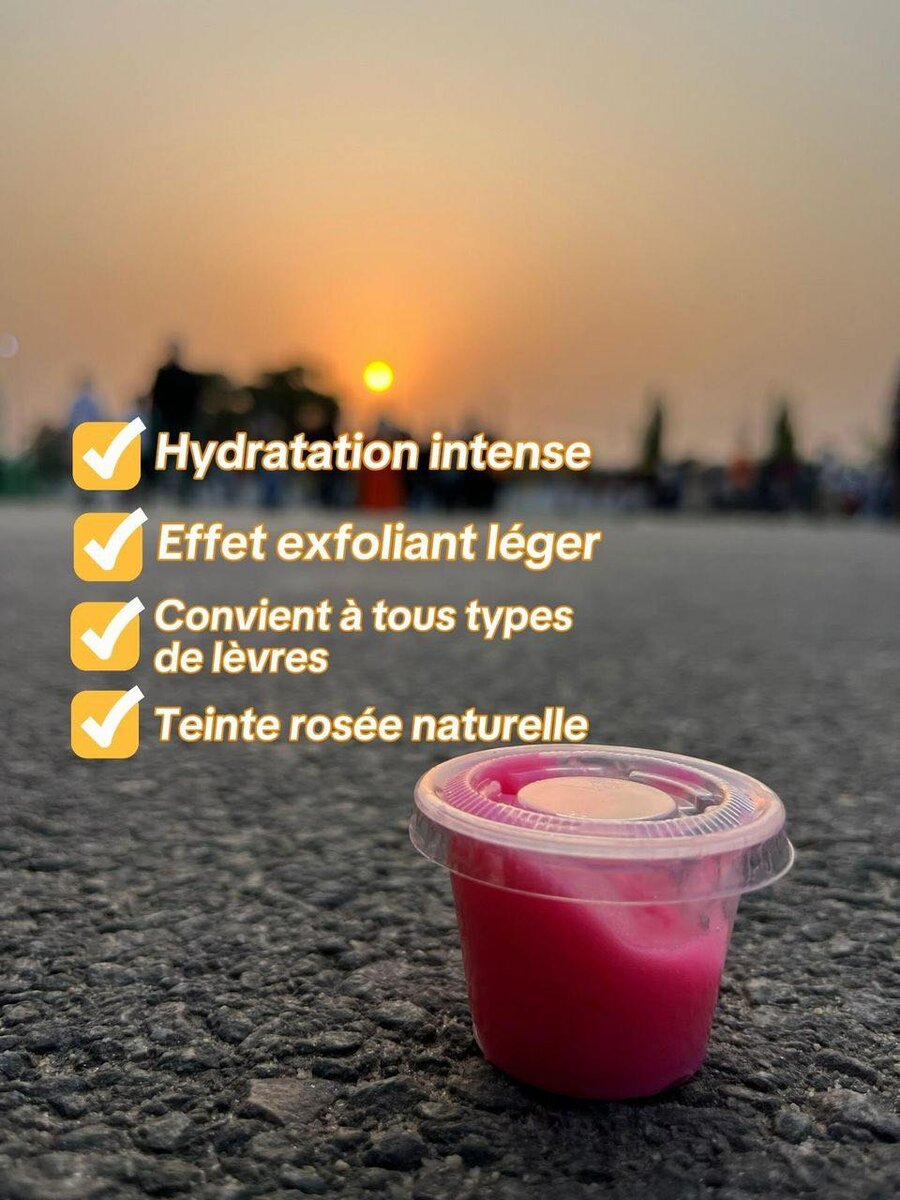 Crème à lèvre rose