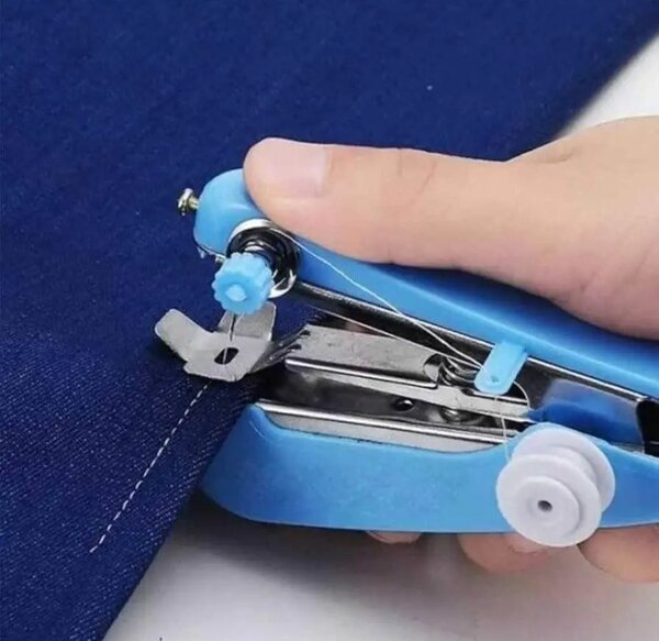 Portable mini handheld sewing machine
