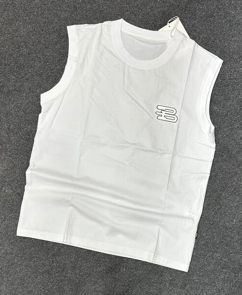 Débardeur blanc homme