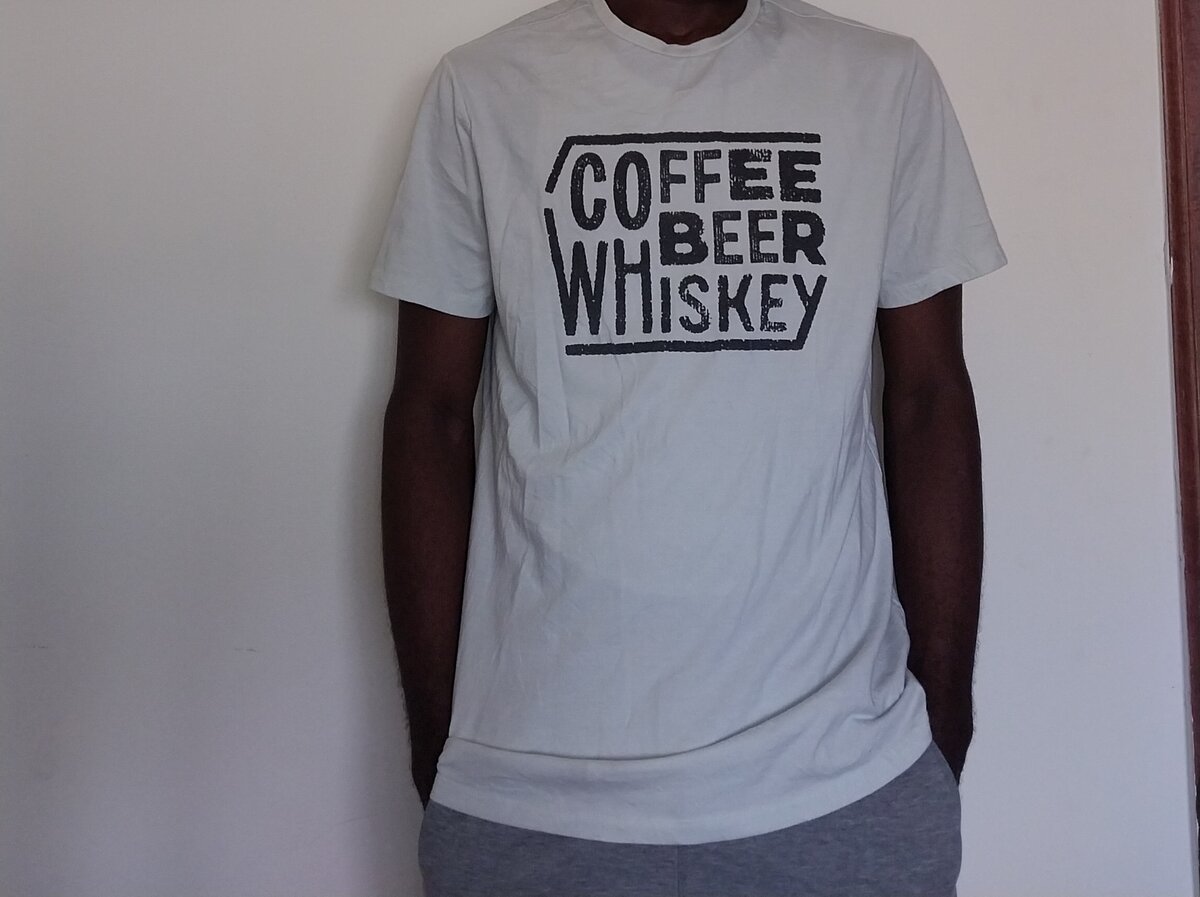 Coffe bear whiskey tee