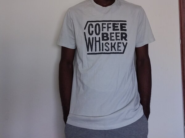Coffe bear whiskey tee