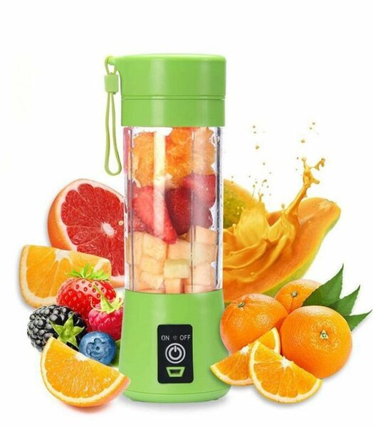 380ml - Portable Blender Bottle Juice Mixer - Rechargeable