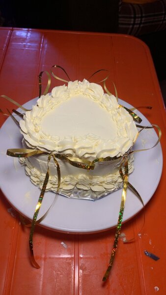 Gâteau en forme de coeur