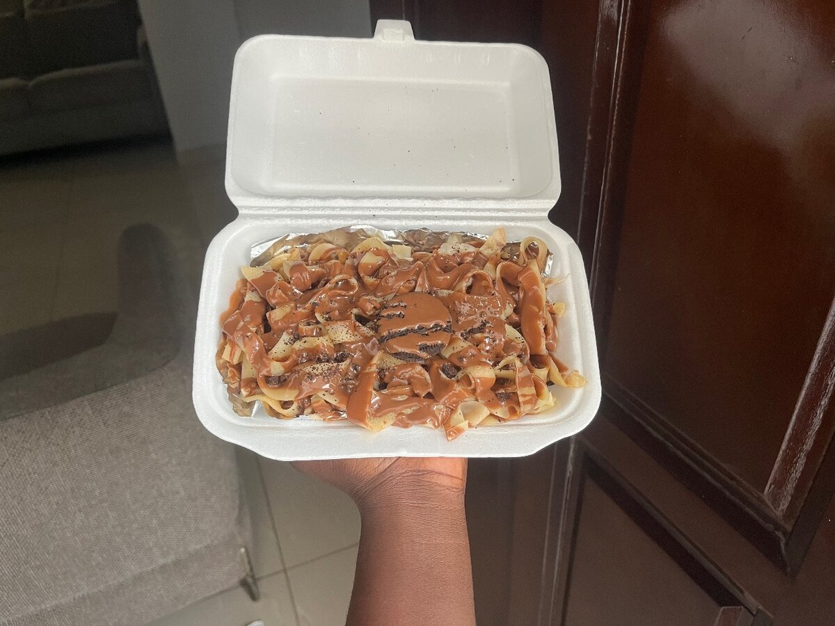 Fetucine au Nutella et oreo