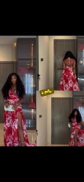 Robe longue fleurie élégante