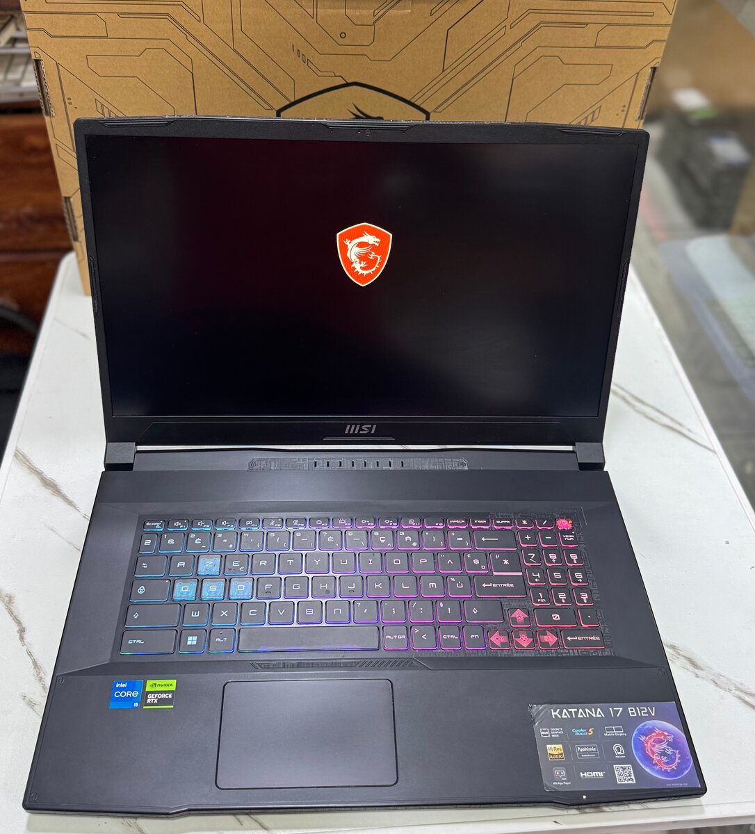 msi katana 17 b12vfk i5 12th