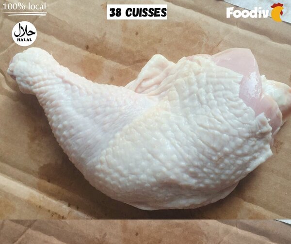 38 cuisses de poulet (locales)