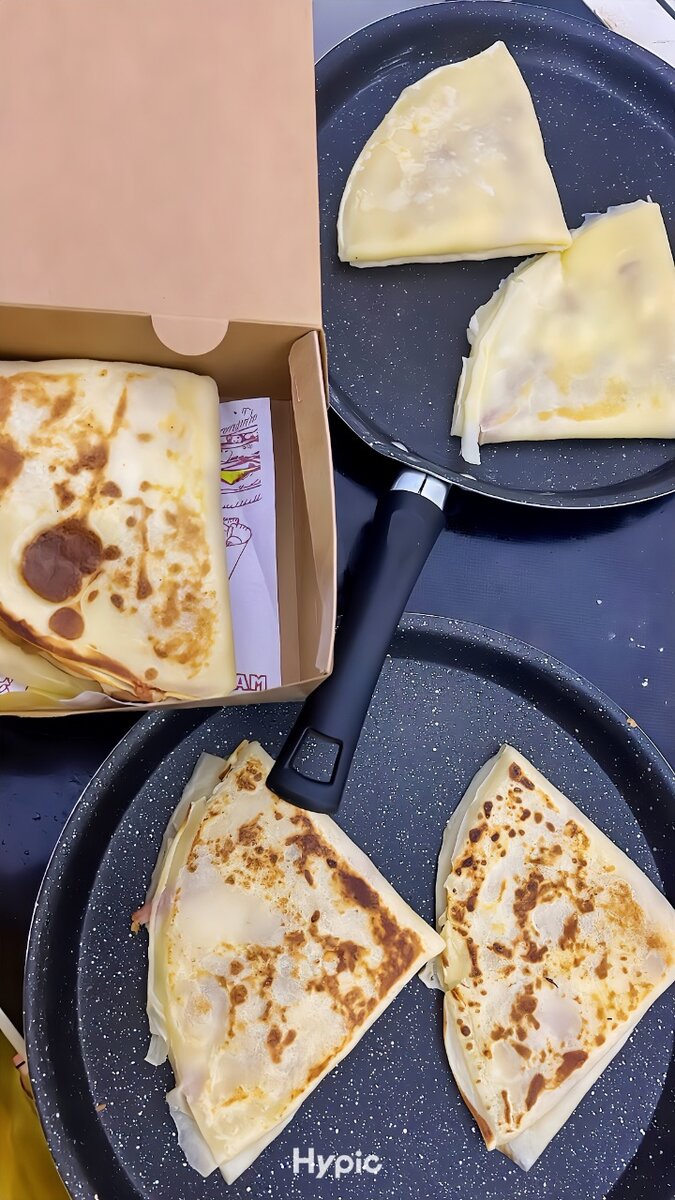 Crêpes jambon béchamel fromage