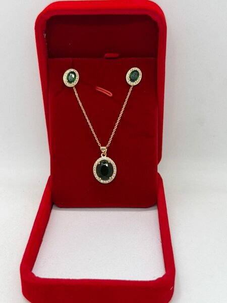 Ensemble Bijoux Émeraude