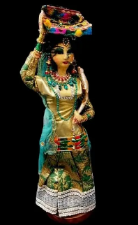 Handmade Dulhan Pakistani Traditional Doll.