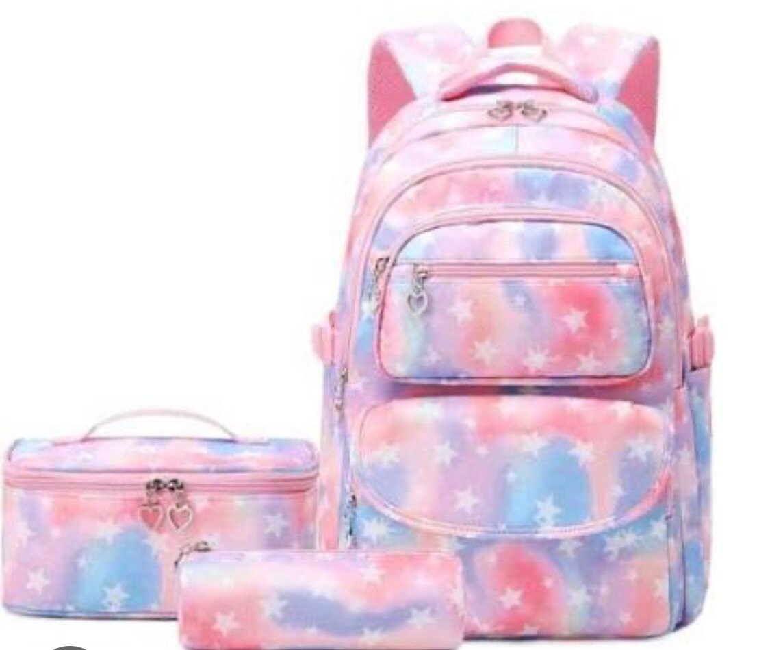 Sac à dos scolaire multicolore