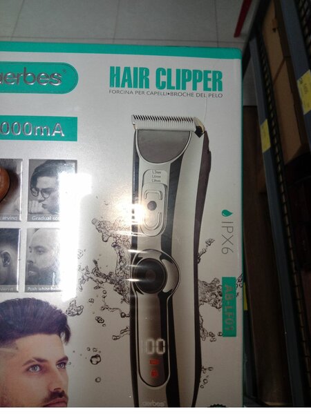 Tondeuse professionnelle sans fil 2000mA IPX6