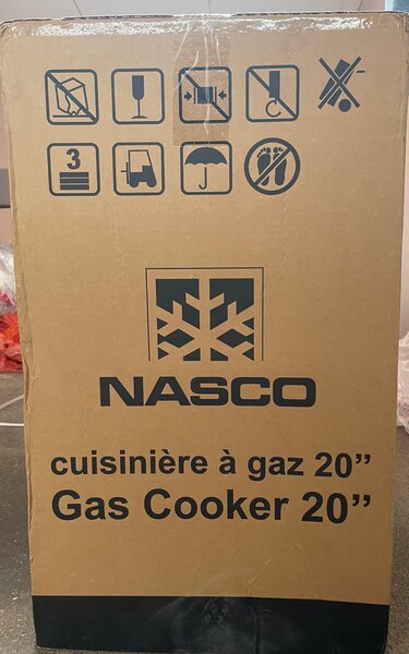 Nasco 20" Gas Cooker
