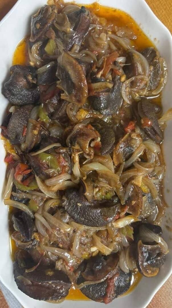 Plat de escargot épicé