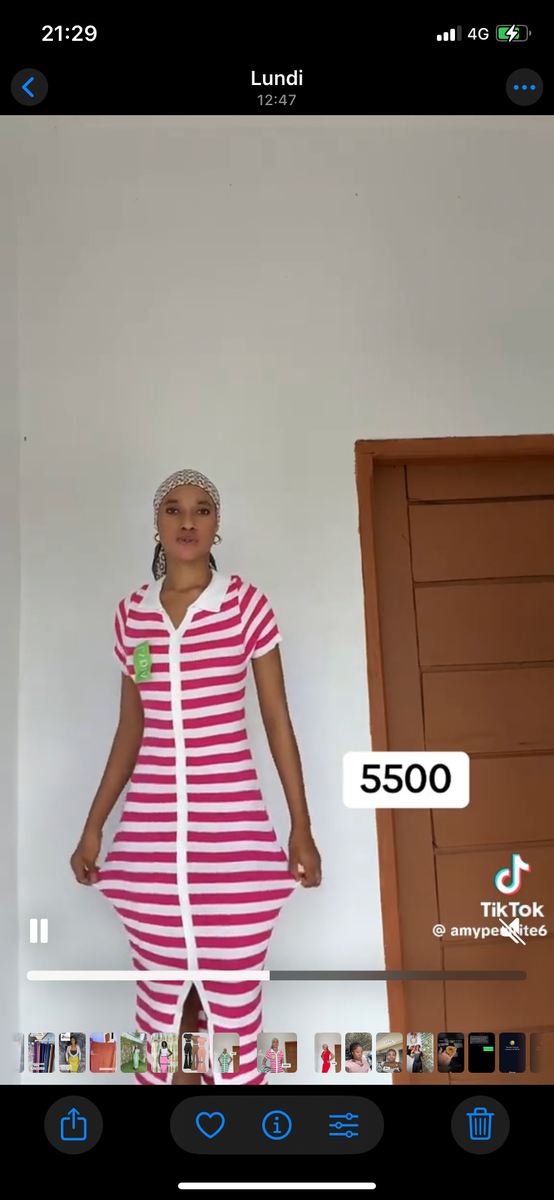 Robe à rayures élégante