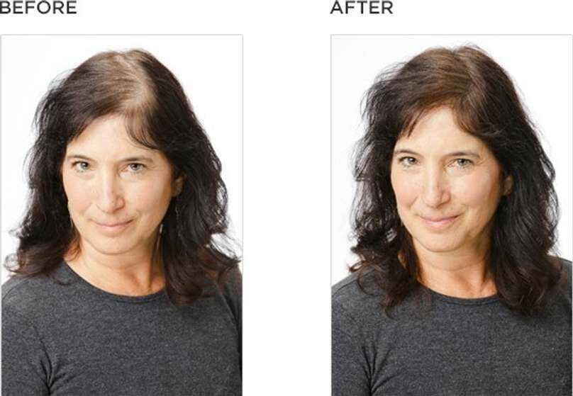 Poudre épaississante cheveux noirs