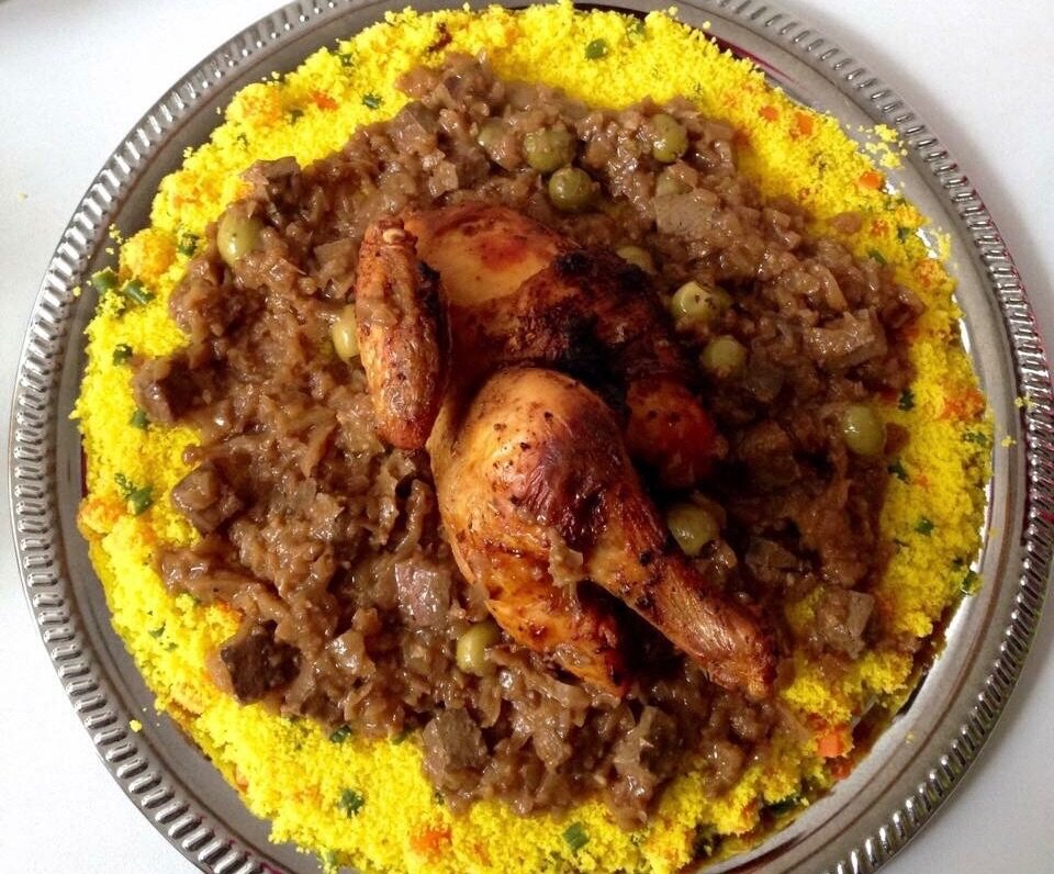 Couscous au poulet yassa
