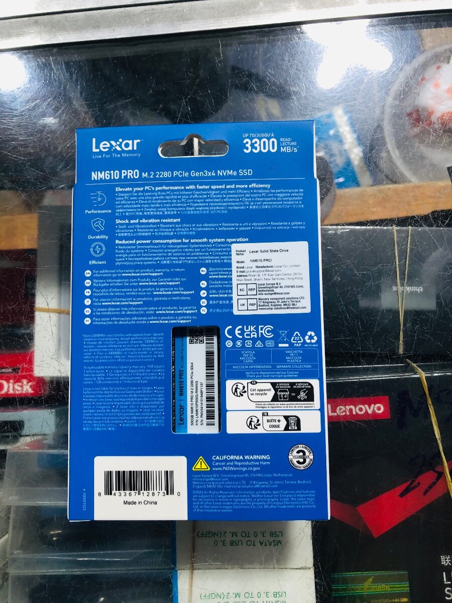 Lexar NM610 PRO SSD 500GB