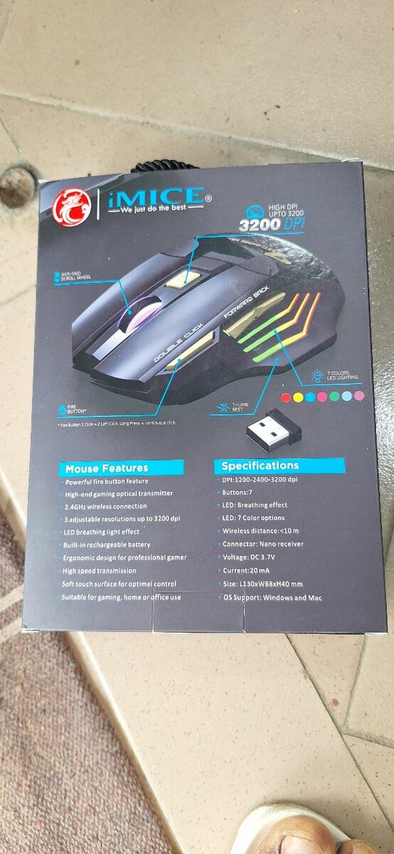 iMICE GW-X7 Gaming Mouse