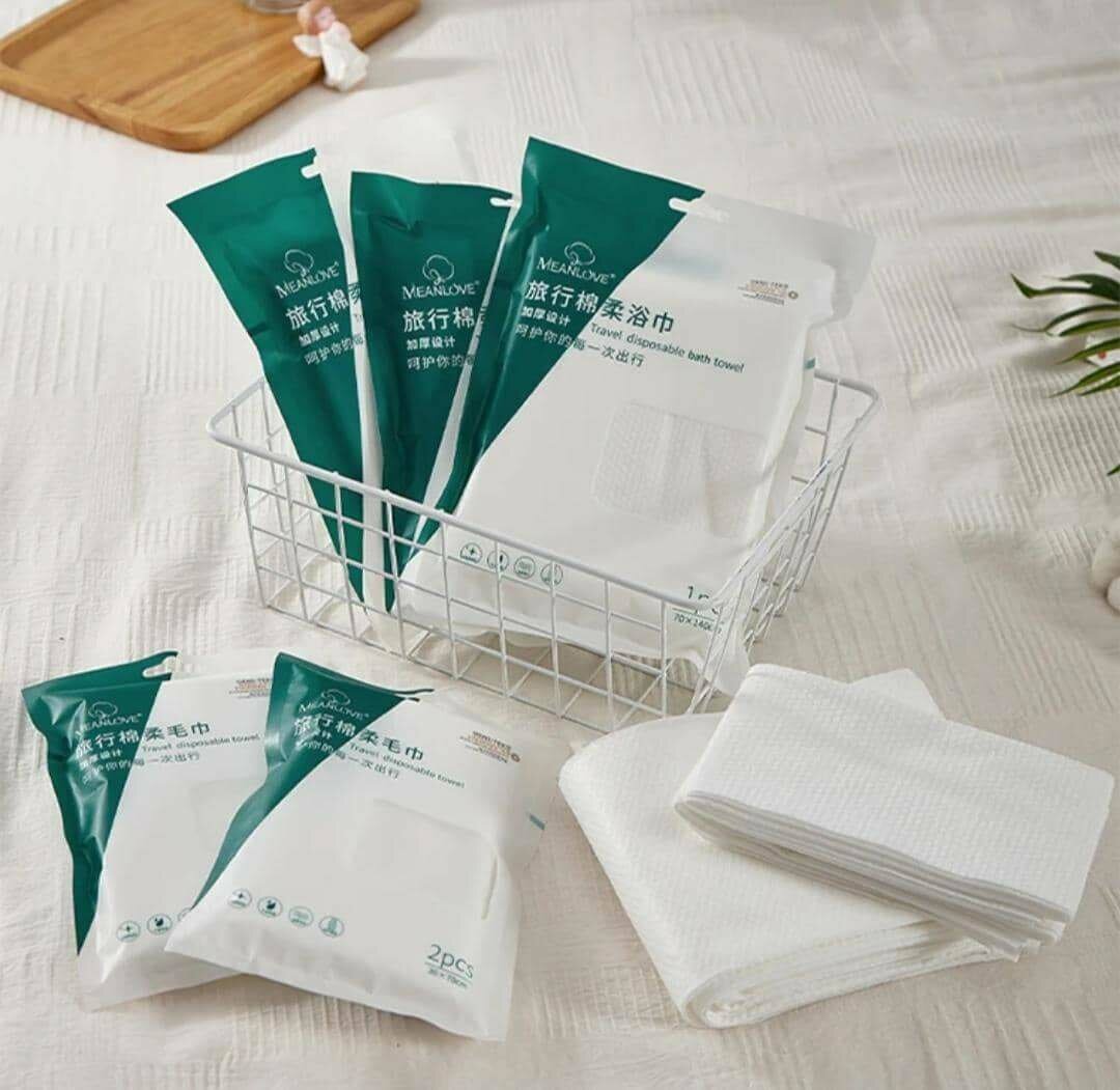 Serviette de bain jetable voyage