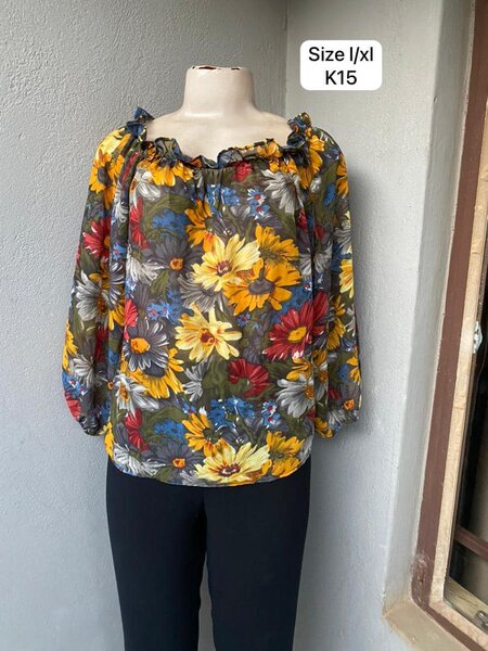 Shirt with Flowers Print