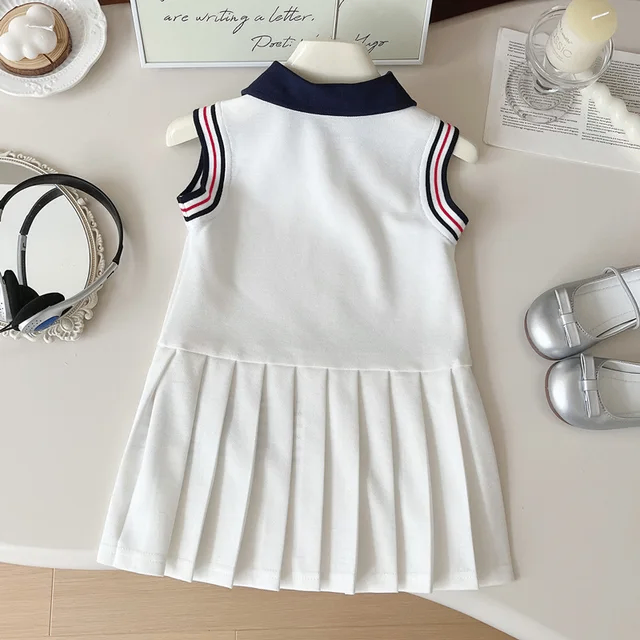 Robe chic et classe poir ptite fille 2-3-4 -5 ans