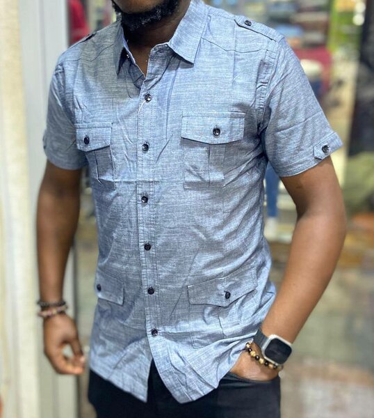 Chemise manches courtes homme