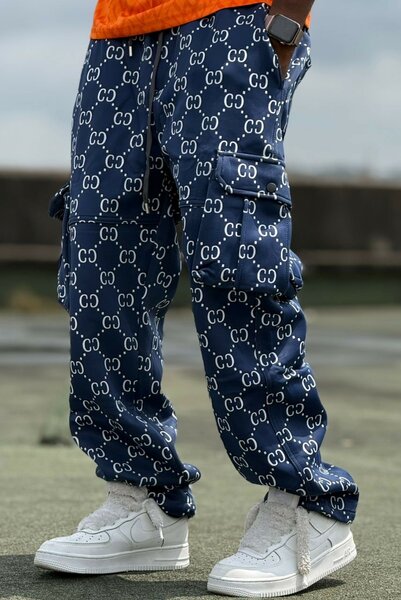 Pantalon cargo tendance homme