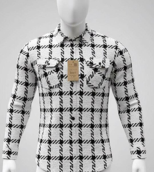 Chemise à carreaux homme élégante