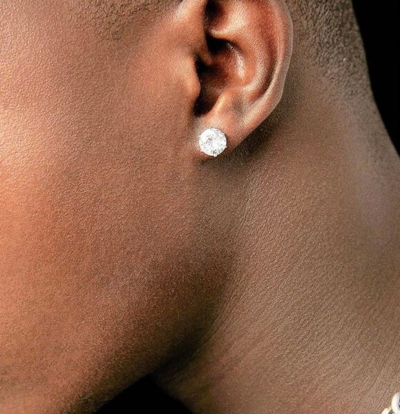 Boucles d'oreilles en diamant