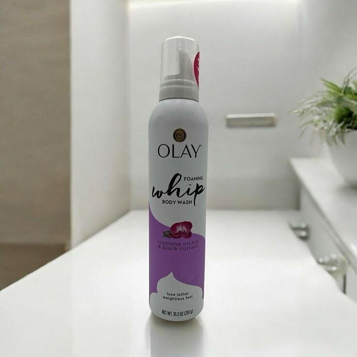 Olay foaming whip body wash