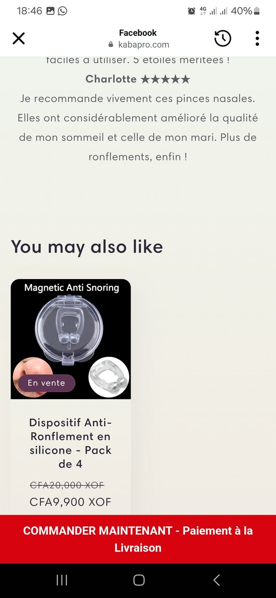 Dispositif anti-ronflement