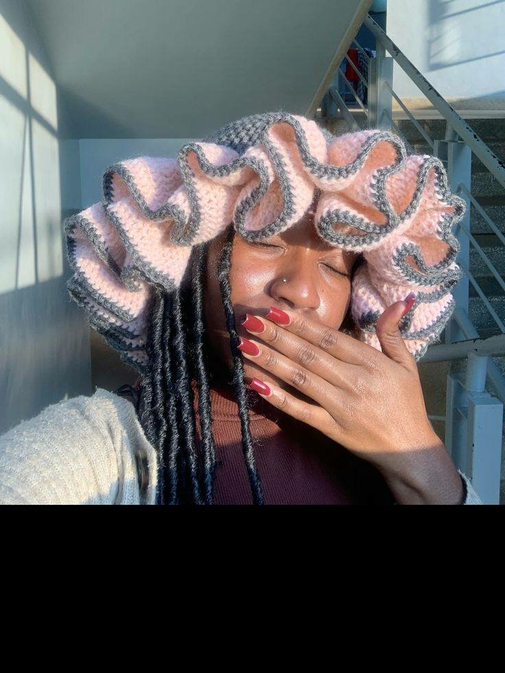 Chapeau en crochet élégant