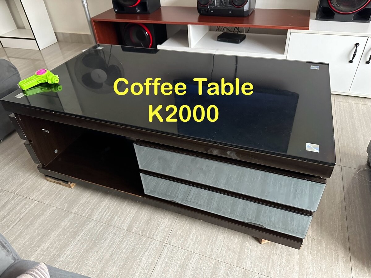 Black coffee table