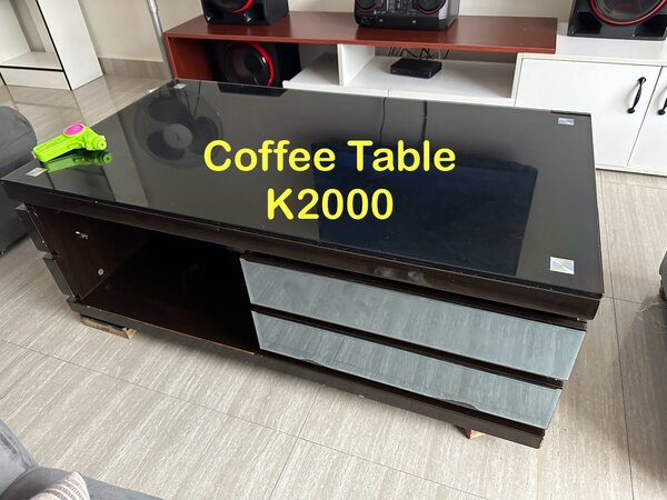 Black coffee table