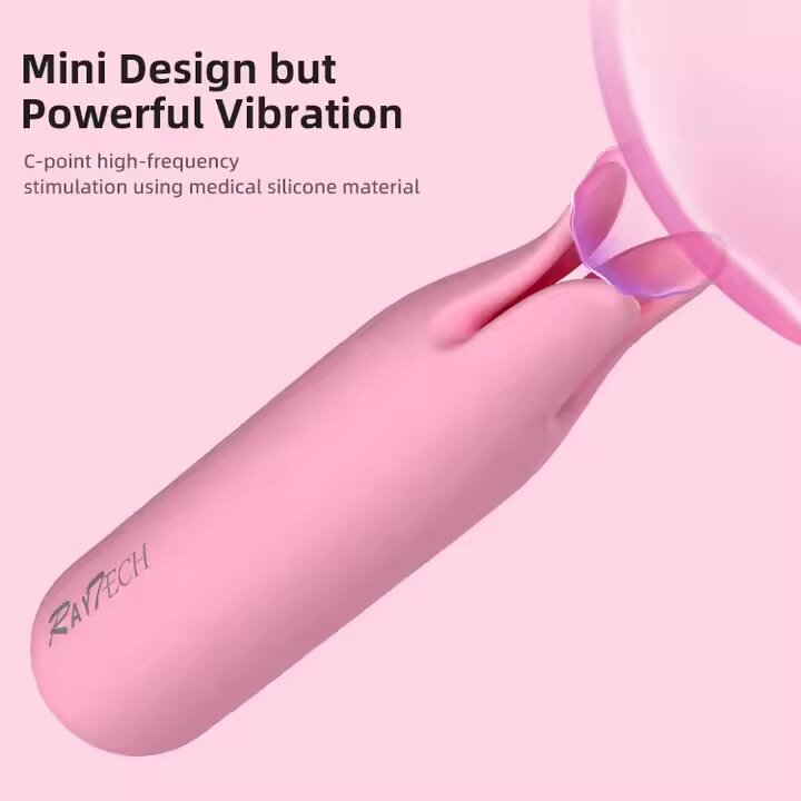 Petal Mini Vibrator Remote Con