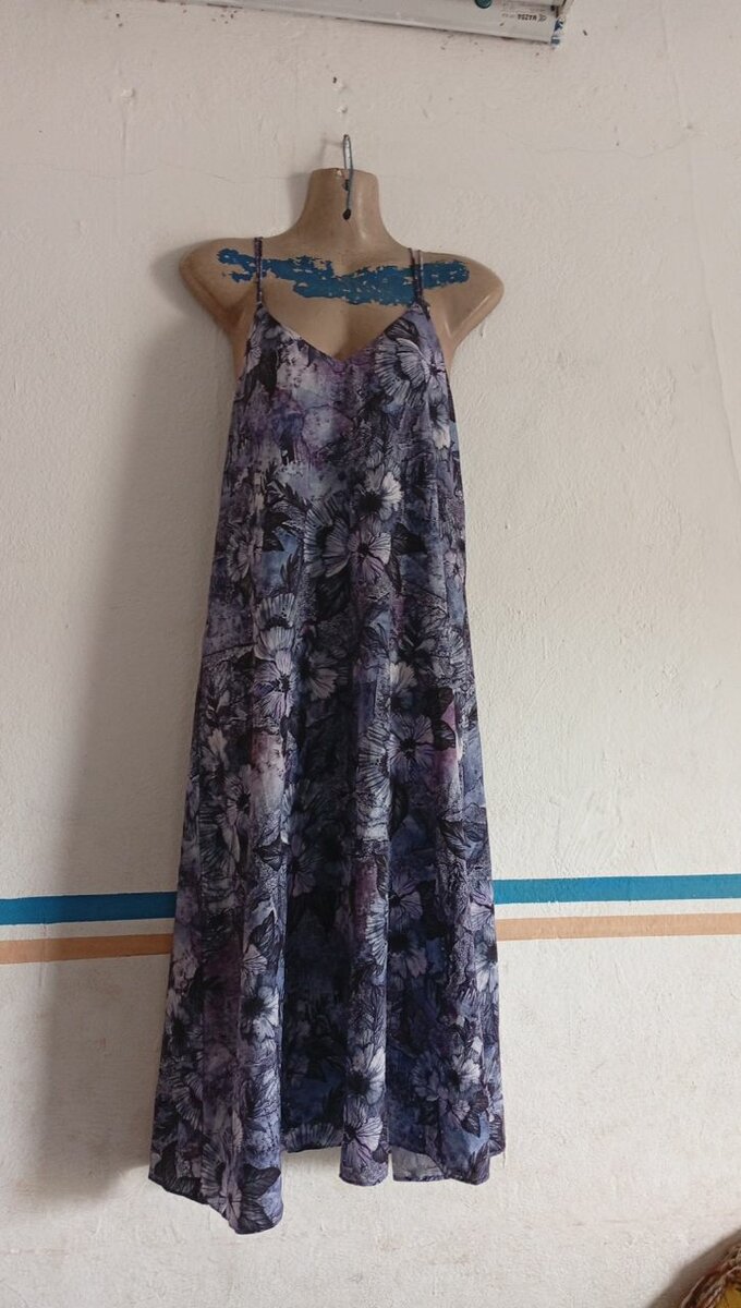 Robe fleurie longue décontractée